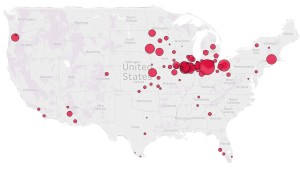 Map of Apostolics in the U.S. today